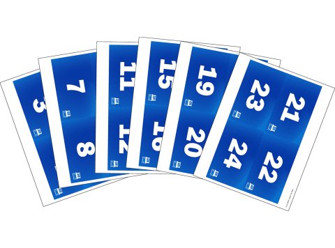 BOPIS Label Sheets #1-24