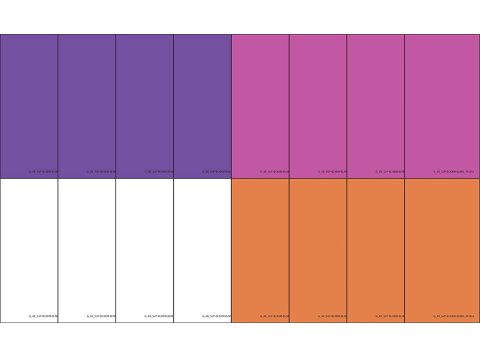 Supplemental Backroom Sign Kit - Solid Color Blanks_Pk16