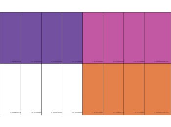 Supplemental Backroom Sign Kit - Solid Color Blanks_Pk16